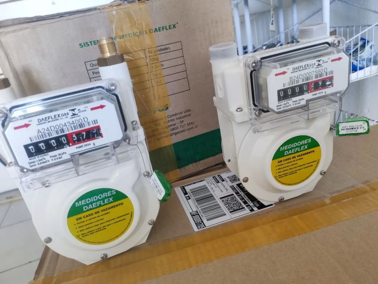 Medidor de Gás Individual G0,6 Vendas e Instalação! 