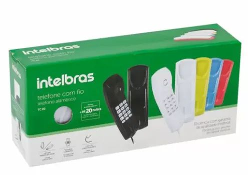 Telefone Gôndola com Fio Intelbras TC20 Preto - Foto 2