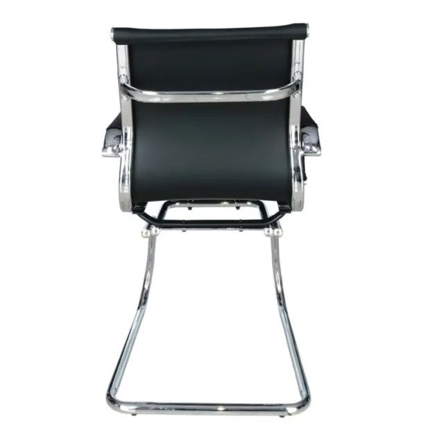 Cadeira Interlocutor Esteirinha Charles Eames OR-3301 Cor Preta Conforto Modelo 30401 - Foto 2