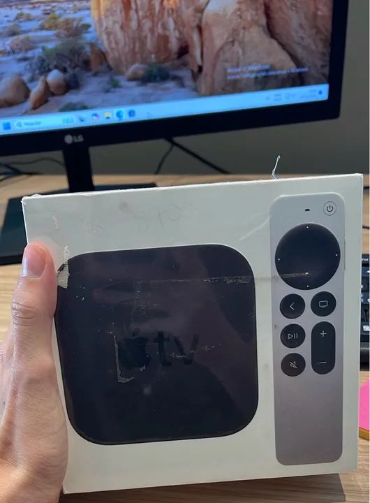 Apple TV 4K - Novo na caixa