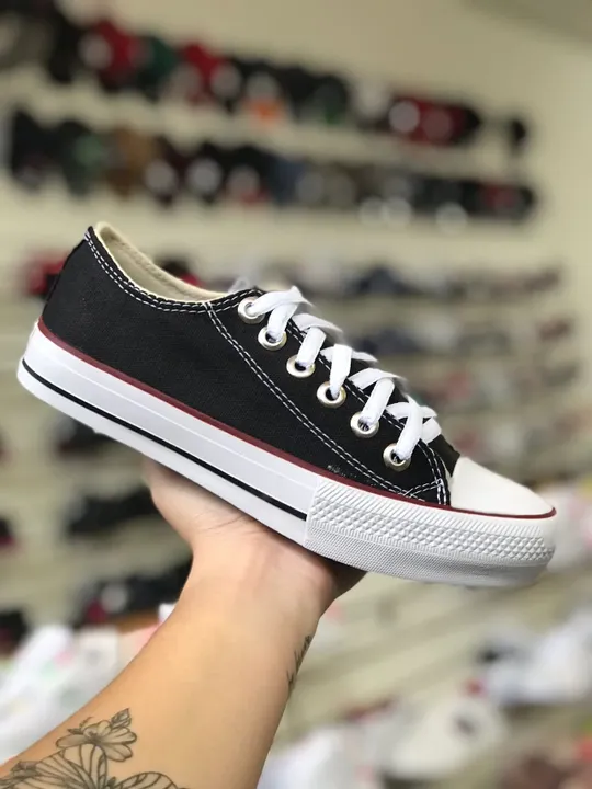Tênis All Star Lona Preto UNISSEX (34 AO 43) - A PRONTA ENTREGA [CONSULTE ESTOQUE]