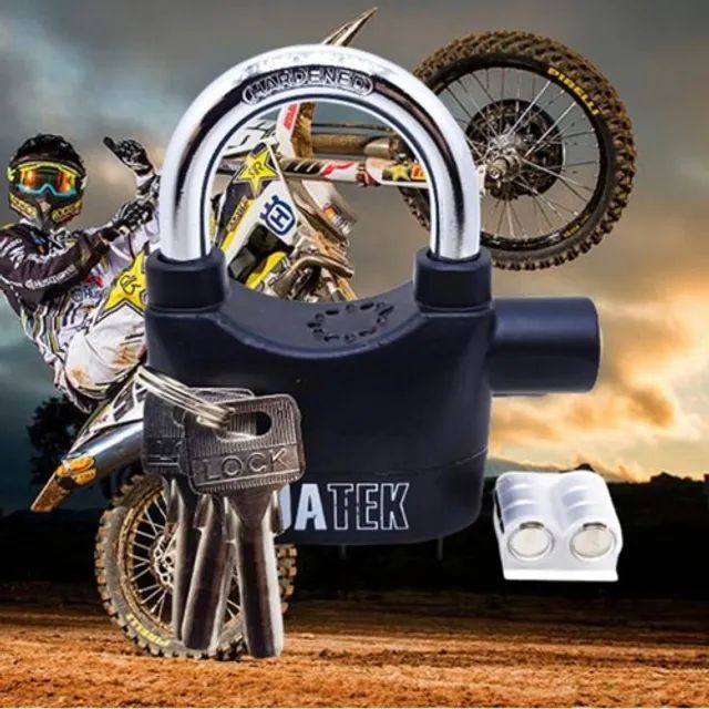 Cadeado Antifurto Com Alarme Lk-bl16 Luatek