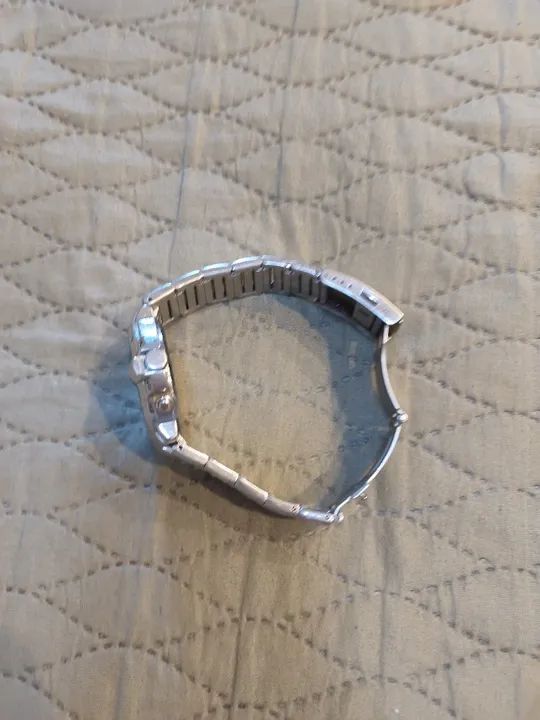 Relógio Tommy Hilfiger quartzo analógico-digital f90330. Caixa de aço. Fundo preto - Foto 5