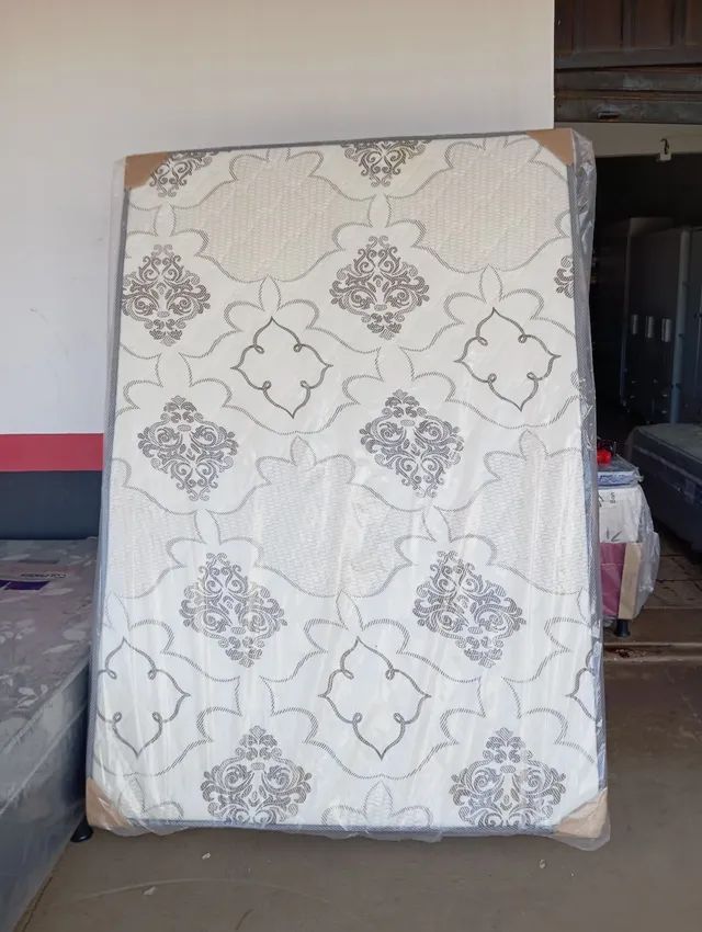 CAMA BOX CASAL ESPUMA SELADA NOVA  - Foto 2
