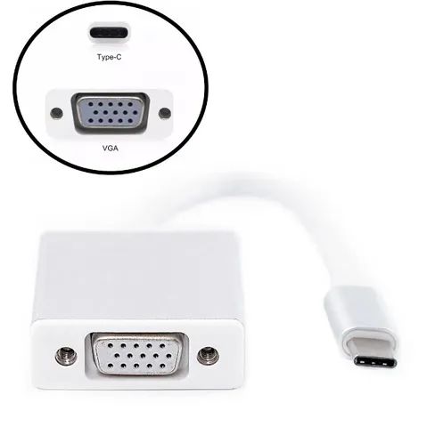 Adaptador usb Tipo C para VGA