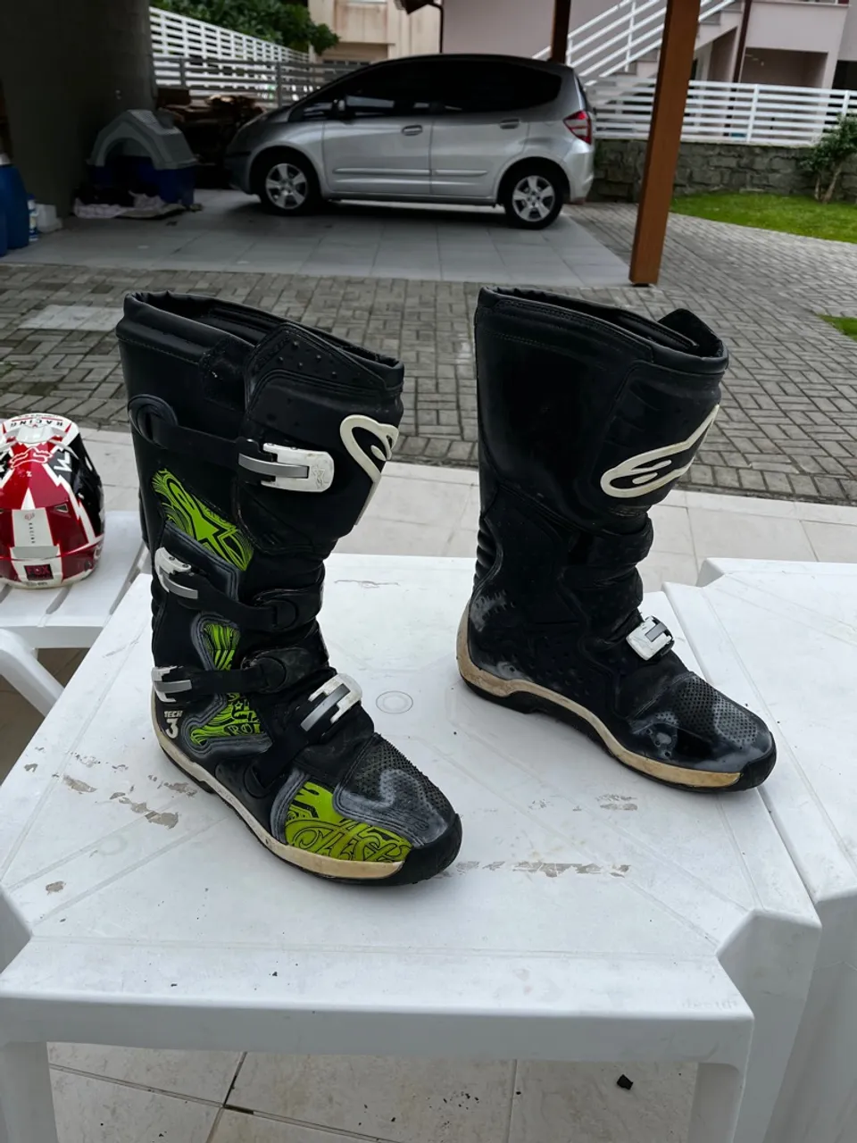 Kit Equipamentos de proteção para motocross
