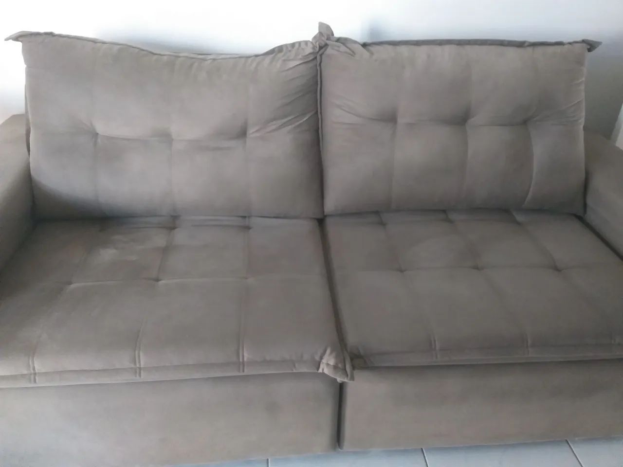 Sofa em suede - Foto 3