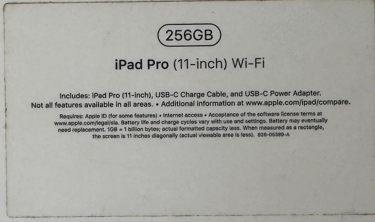 IPad Pro 3rd generation  A1980 11" 256GB - Foto 3