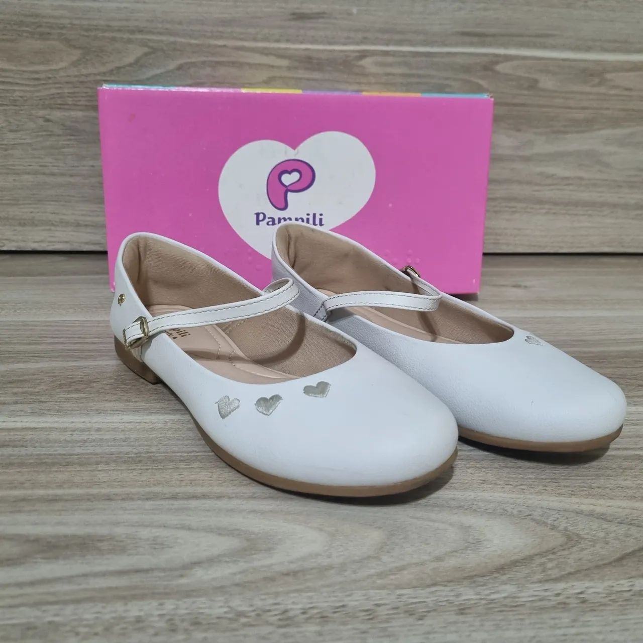 Sapatilha Infantil Pamili Branca 