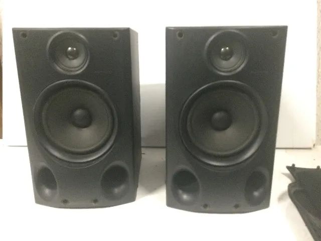 par de caixas de som p micro system sony