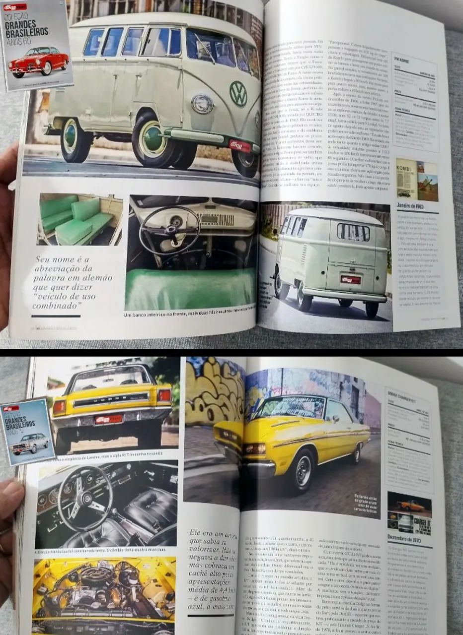 Rara Coleção Quatro Rodas Grandes Brasileiros anos 60 e 70 - Foto 6