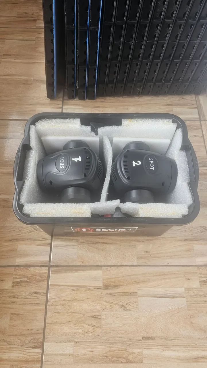 Kit de 2 Moving Head 2em1 Spot 60w Prisma 3 Faces+ Wash 6 Leds 12w 110/220v. - Foto 5