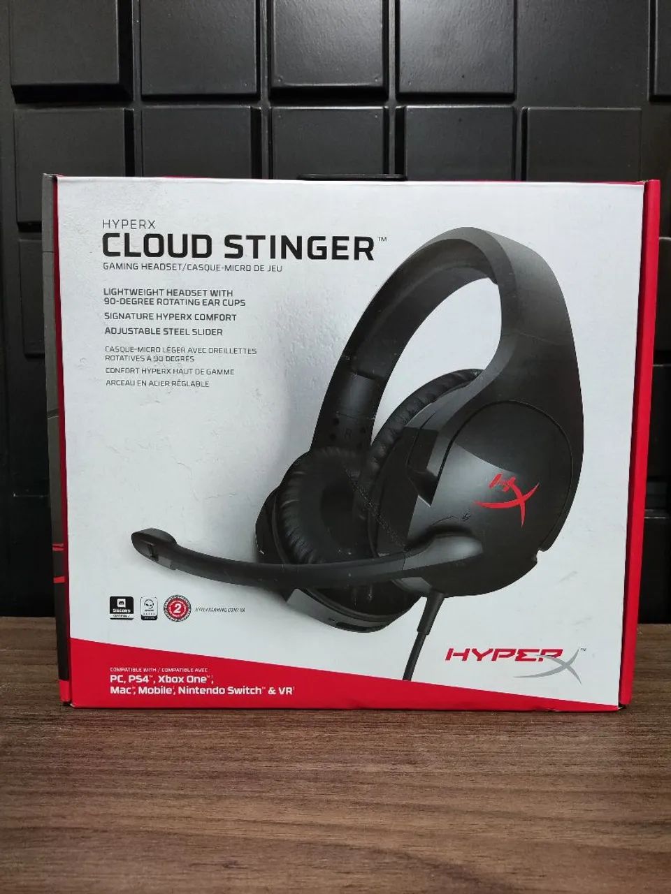 Headset HyperX Cloud Stinger lacrado 