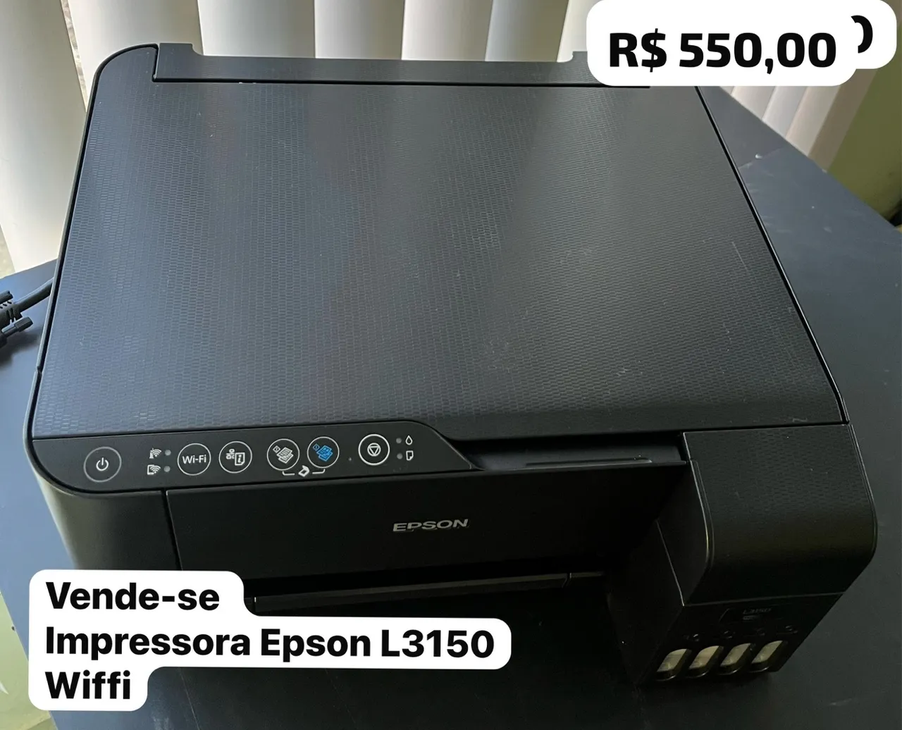 Impressora Epson L3150 Wifi - R$550,00