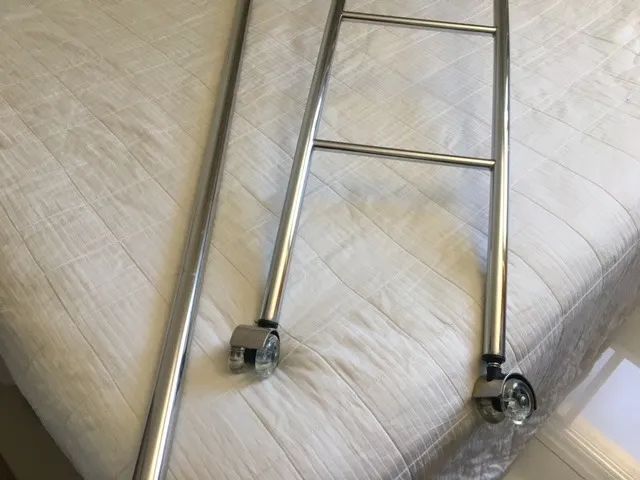 Escada deslizante em inox para beliche - Foto 2