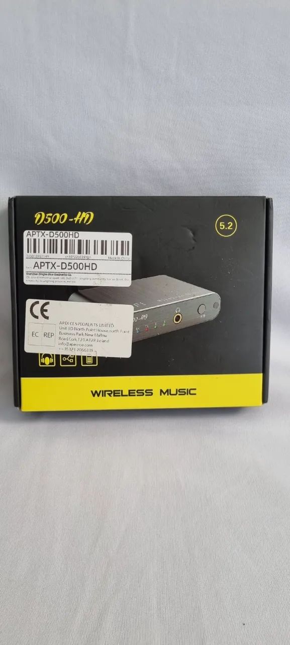 Transmissor Receptor Bluetooth 5.2, APTX-HD, Adaptativo, Adaptador de Áudio Sem Fio - Foto 2