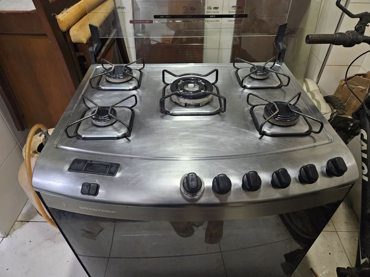 Fogão Brastemp 5 Bocas com Forno - Foto 2