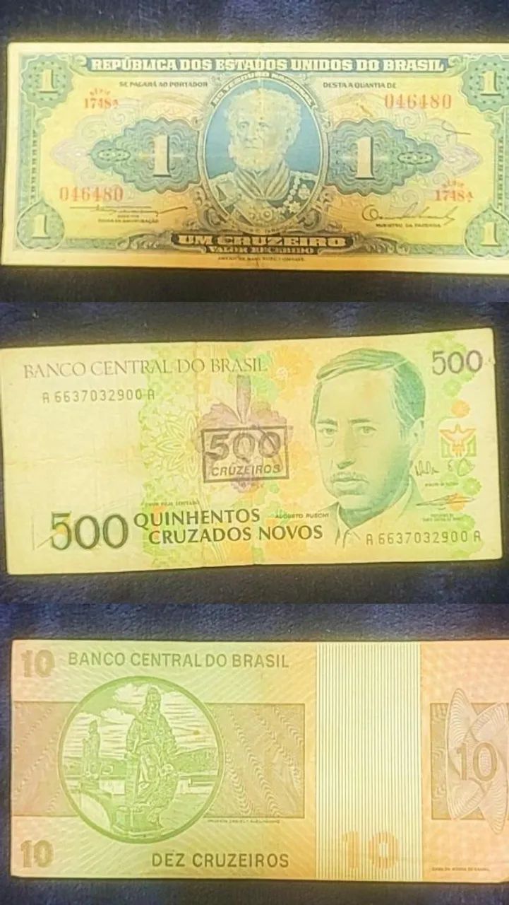 Cédulas Antigas - Coleção de Cruzeiros - Foto 2