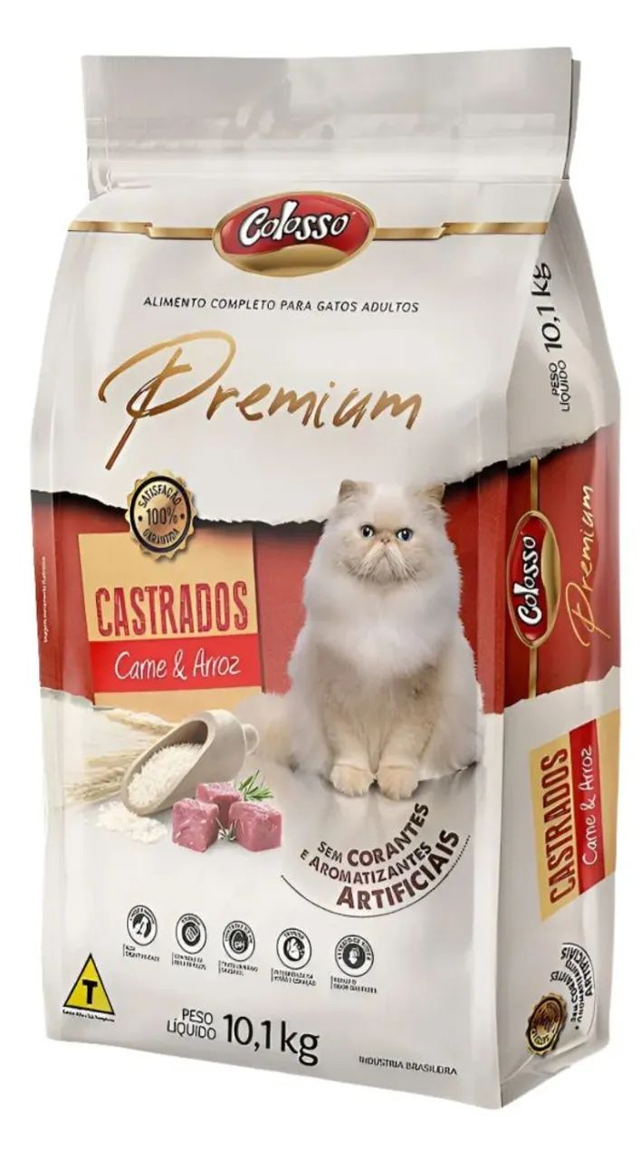 Ração Colosso para gato castrado 