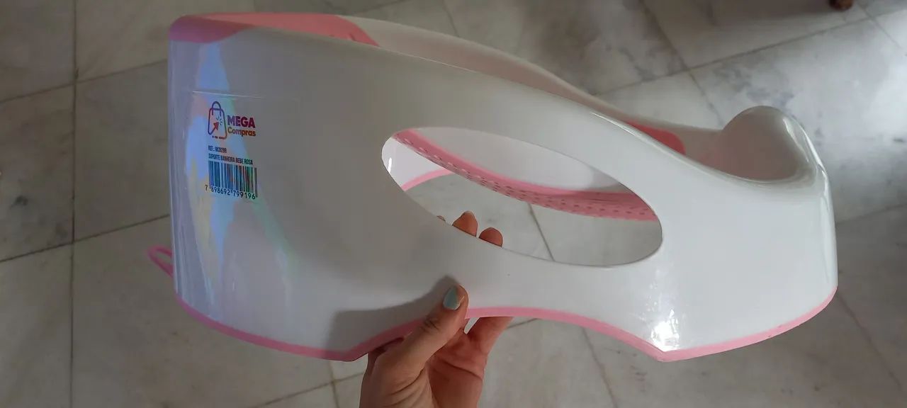 Suporte de banheiro para banho de bebê  - Foto 4