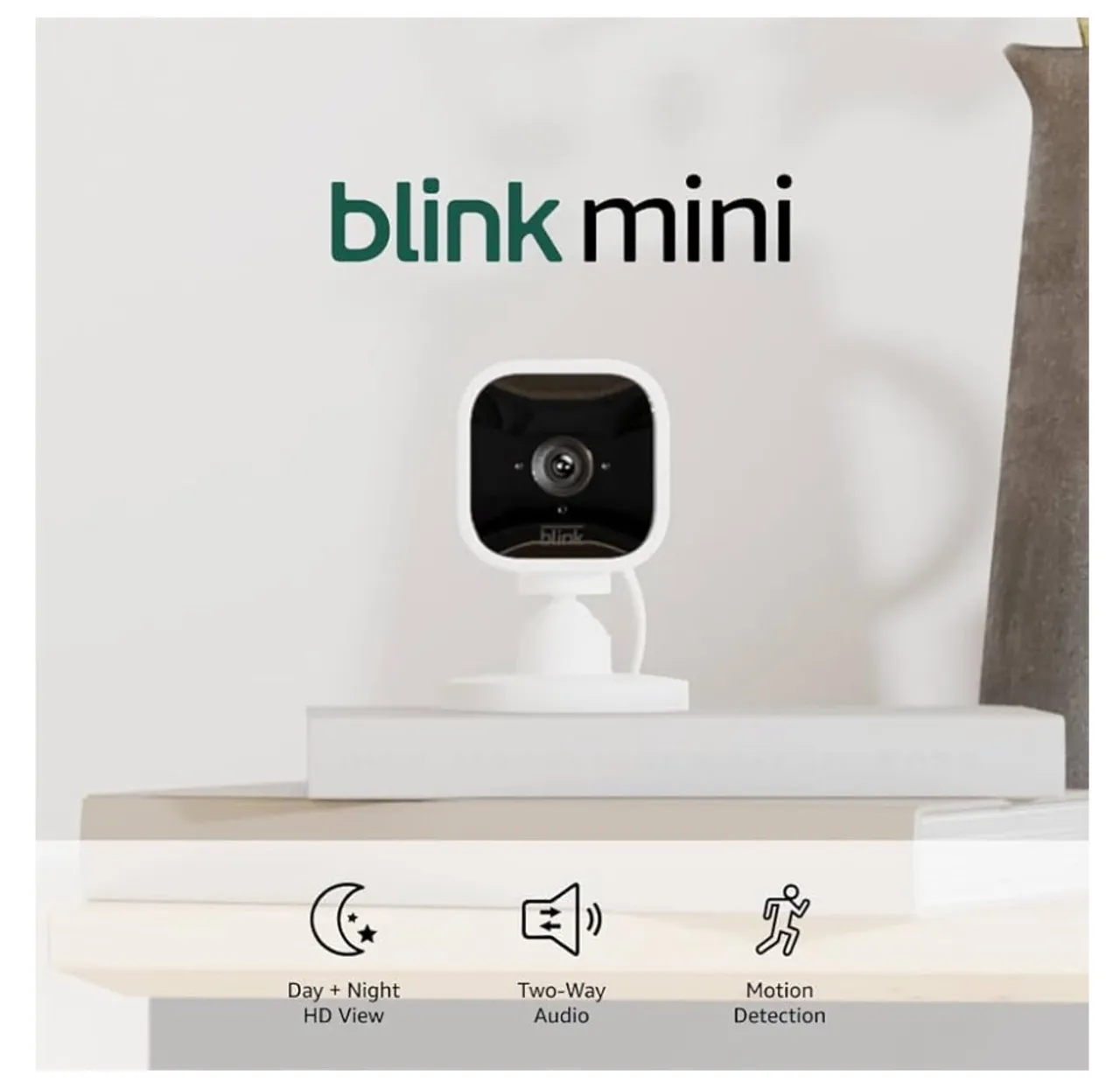 Câmera de Segurança Blink Mini - Imagem HD e Áudio Duplex
