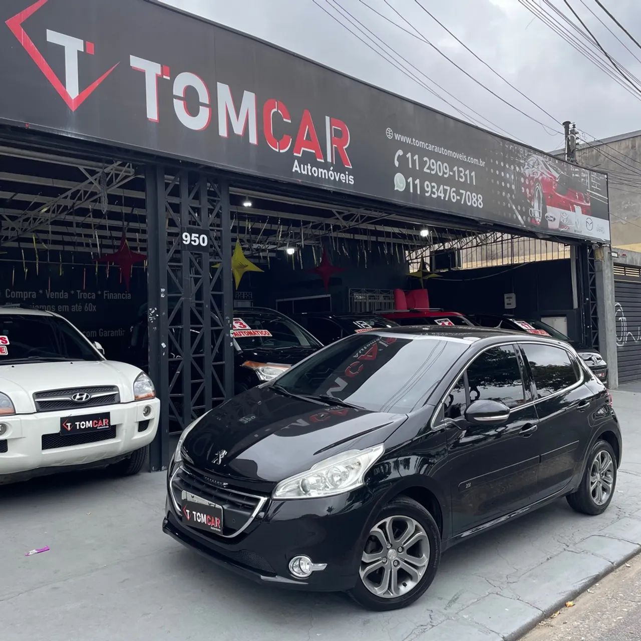 PEUGEOT 208 1.6 GRIFFE COM TETO BAIXA KM