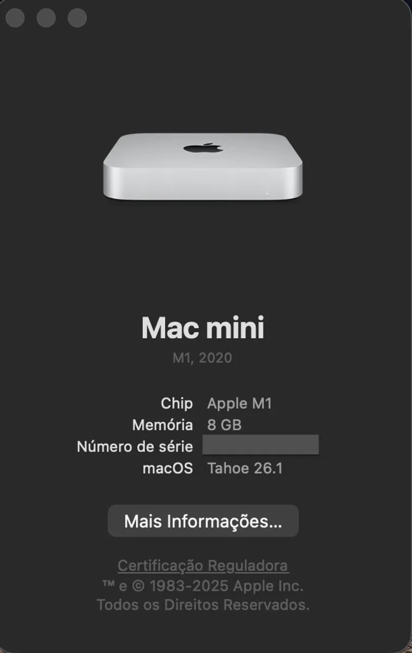Mac Mini M1 8GB SSD 256GB - Computadores e Desktops - Alto do