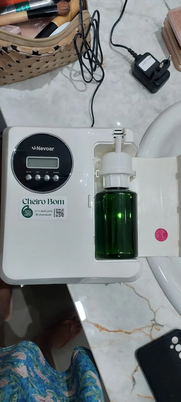 Difusor de Ambientes Eletrônico Nevoar Cheiro Bom