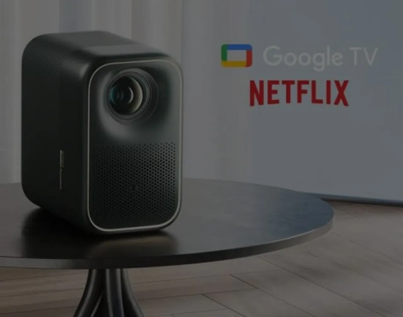 Projetor Xming Page One Portátil com Google TV e Netflix