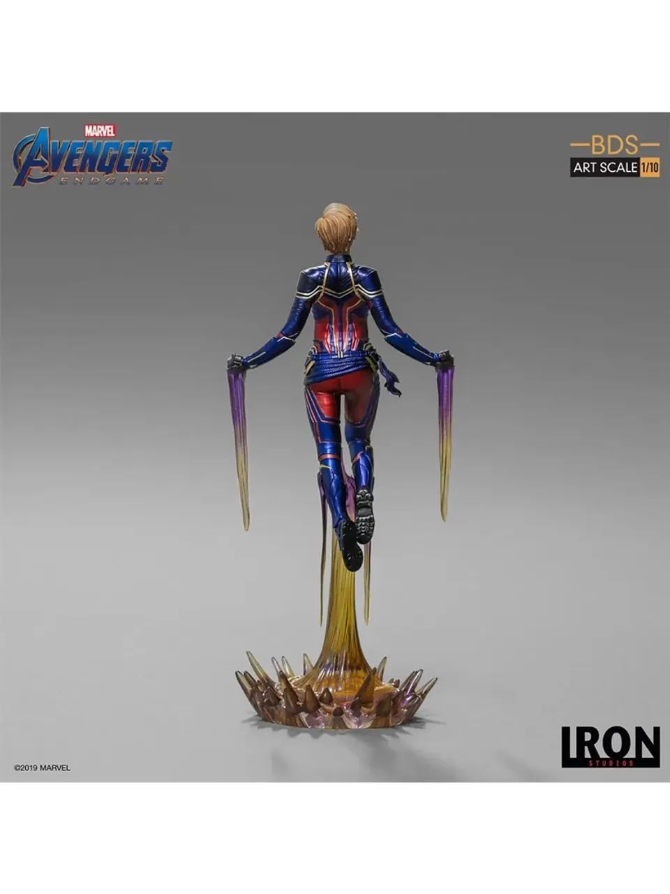 Estátua Captain Marvel - Avengers: Endgame - Bds Art Scale 1/10 - Iron Studios  - Foto 4
