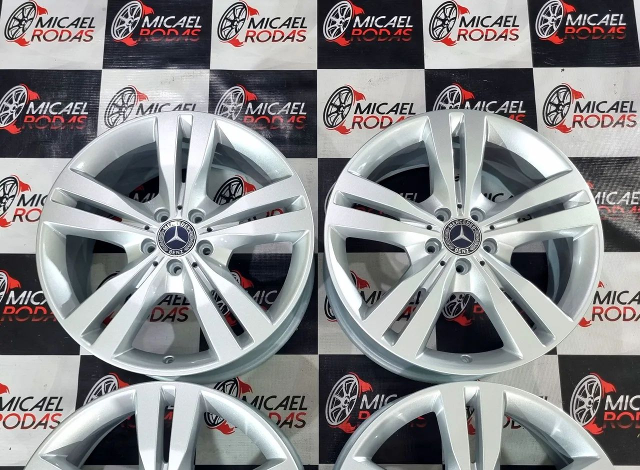 Jogo de rodas 19" Mercedes SLK e ml350 Originais 5x112 + Pintura Nova  - Foto 10
