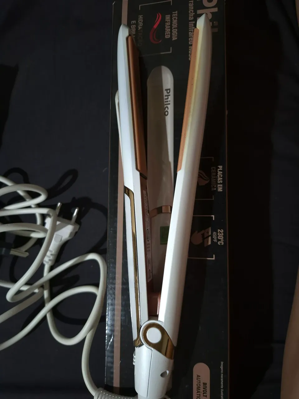 Prancha de Cabelo Philco com Tecnologia Infravermelho