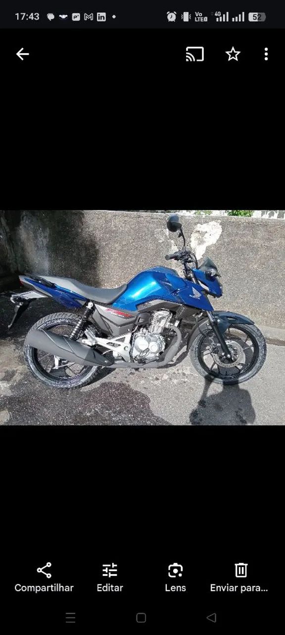 Vendo CG 160 com 30 dias de uso. nova 