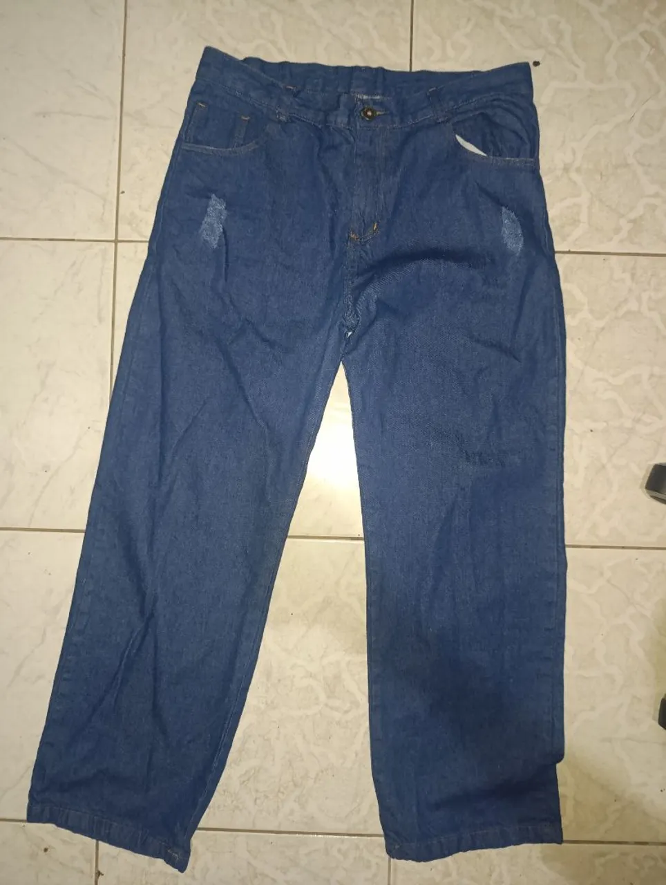 Calça Baggy Jeans Masculina - Tamanho 46/47