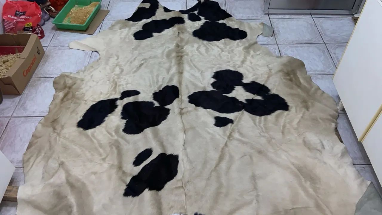 Desapego de tapete de couro legítimo  - Foto 3