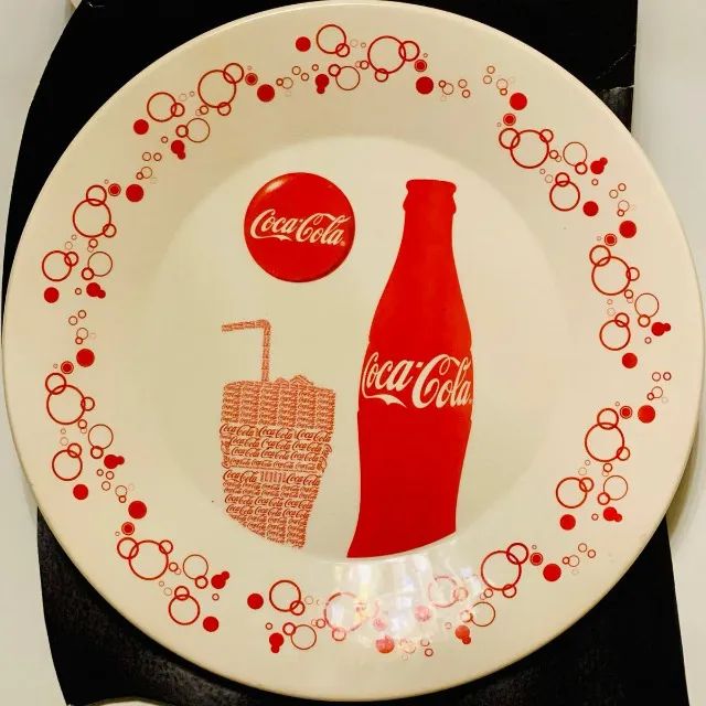 Prato Oxford Coca-Cola - porcelana antigo promocional retro vintage refrigerante - Foto 3