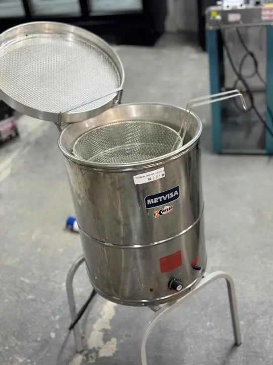 fritadeira agua e oleo redonda 38 litros 5000w