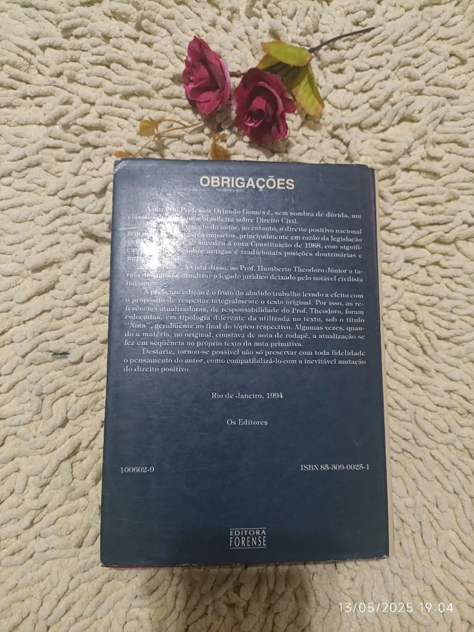 Livro Obrigações 11ª Edição Orlando Gomes - Foto 5