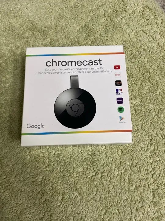 Chromecast - Semi-Novo na caixa
