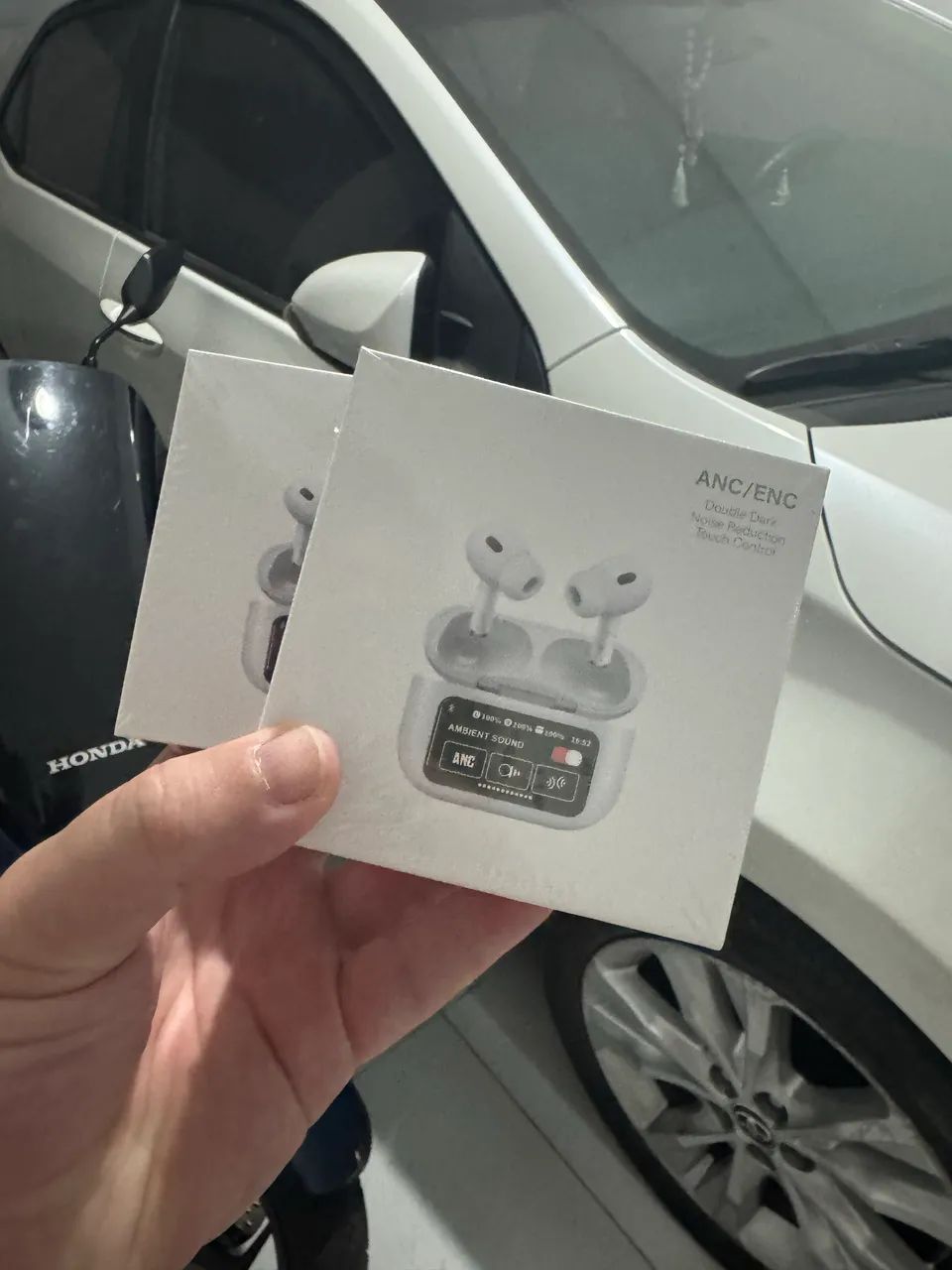 Fone Bluetooth Sem Fio Tws Anc Cancelamento Ruido Tipo C Usb Branco