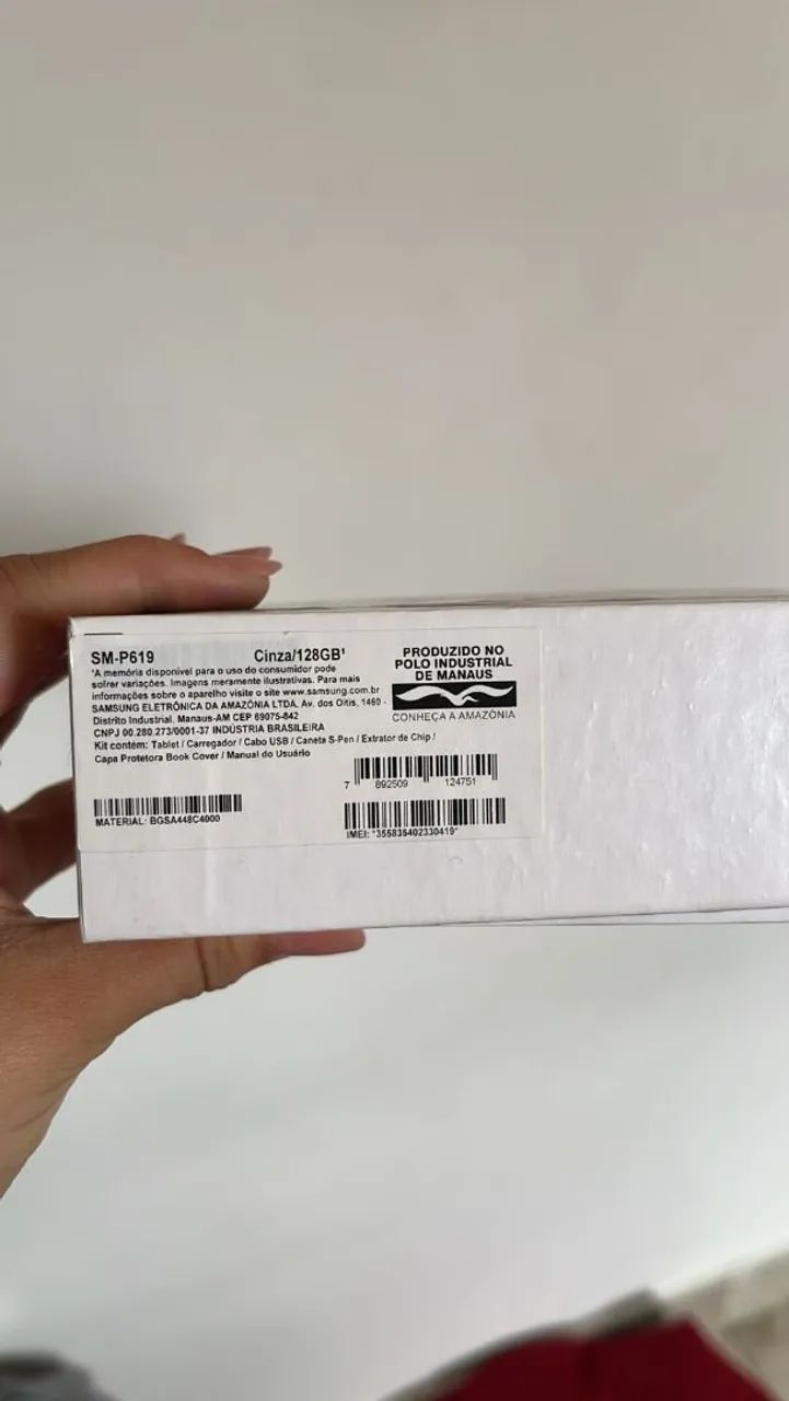 Tablet Samsung Galaxy Tab S6 Lite 128GB Cinza Completo - Foto 5