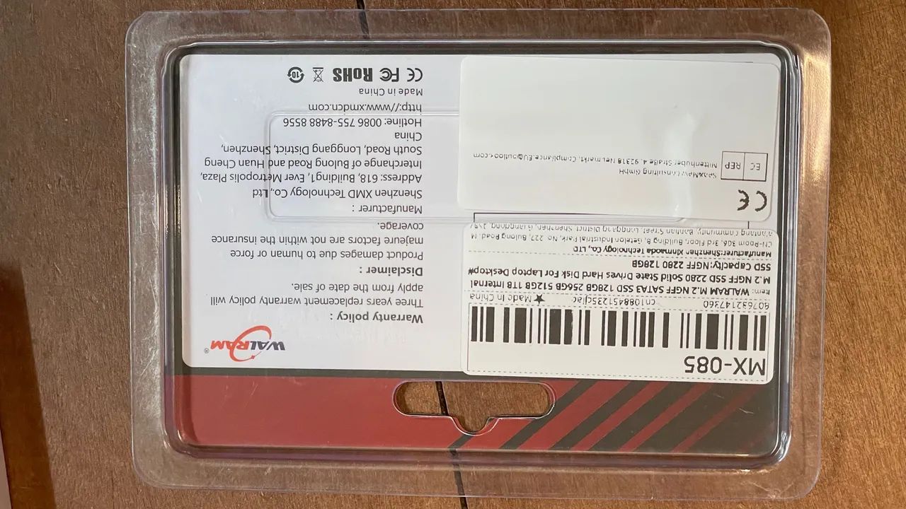 HD SSD M.2 128GB - Novo - Foto 2