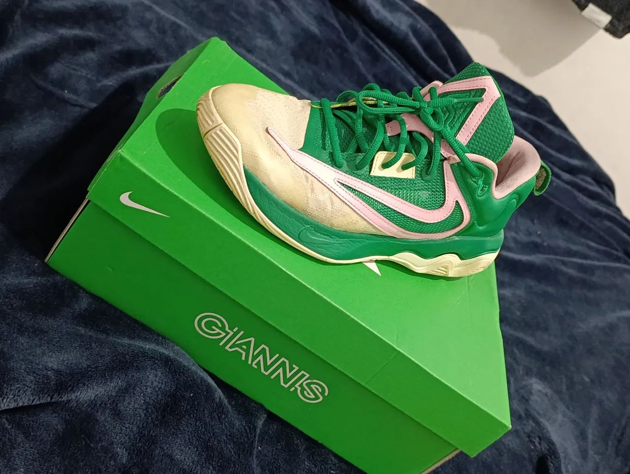 Tênis Nike Giannis Immortality 3 Masculino | Tamanho 43 - Verde PERFEITO ESTADO.