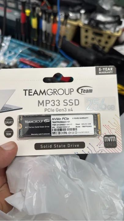 TEAMGROUP MP33 SSD 256GB PCIe Gen3x4 NVMe