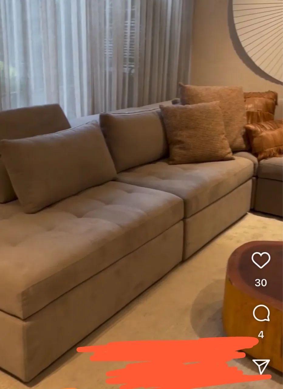 Sofá Retrátil e modular de Luxo - Foto 2