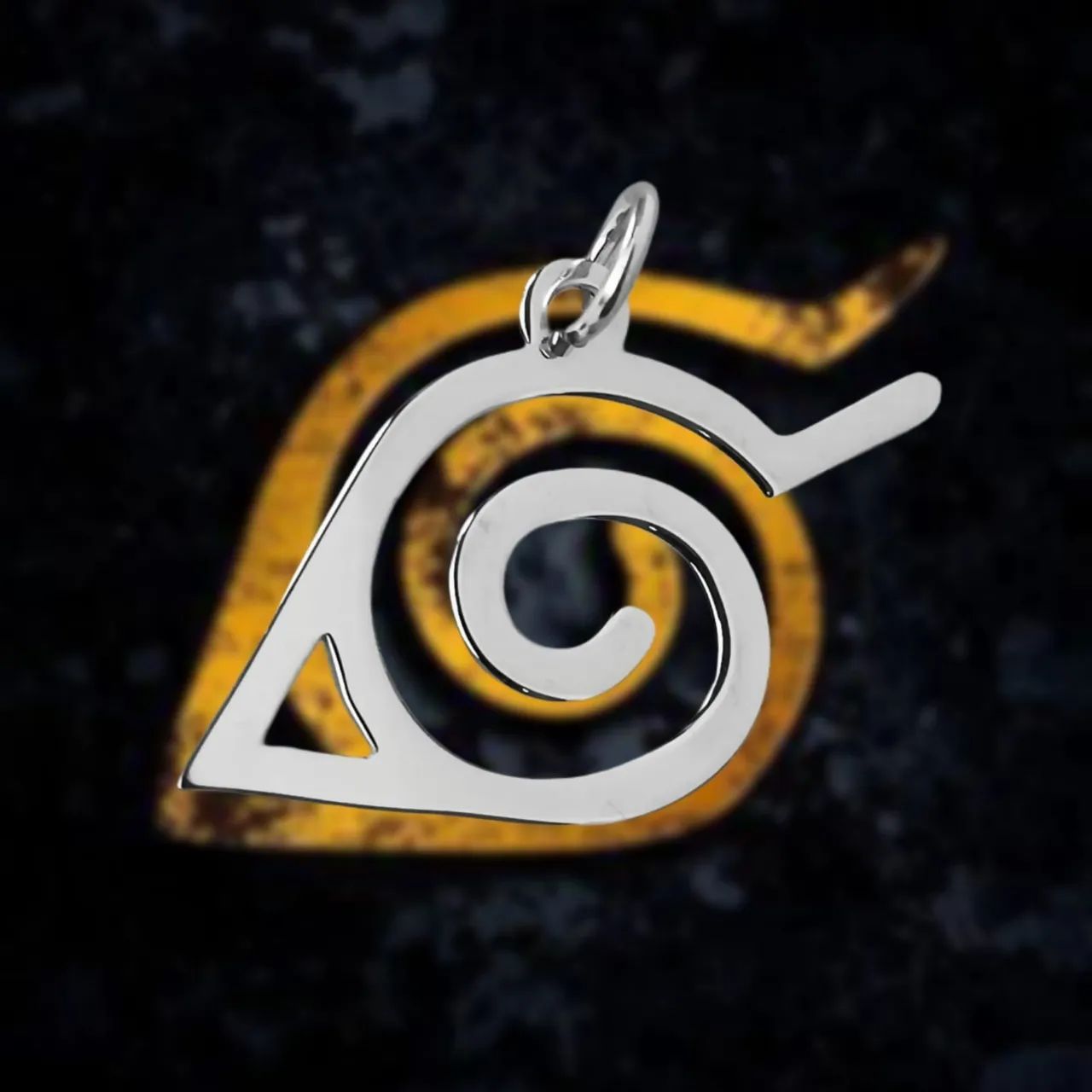 Pingente Símbolo da Vila da Folha - Naruto Shippuden  - Foto 2