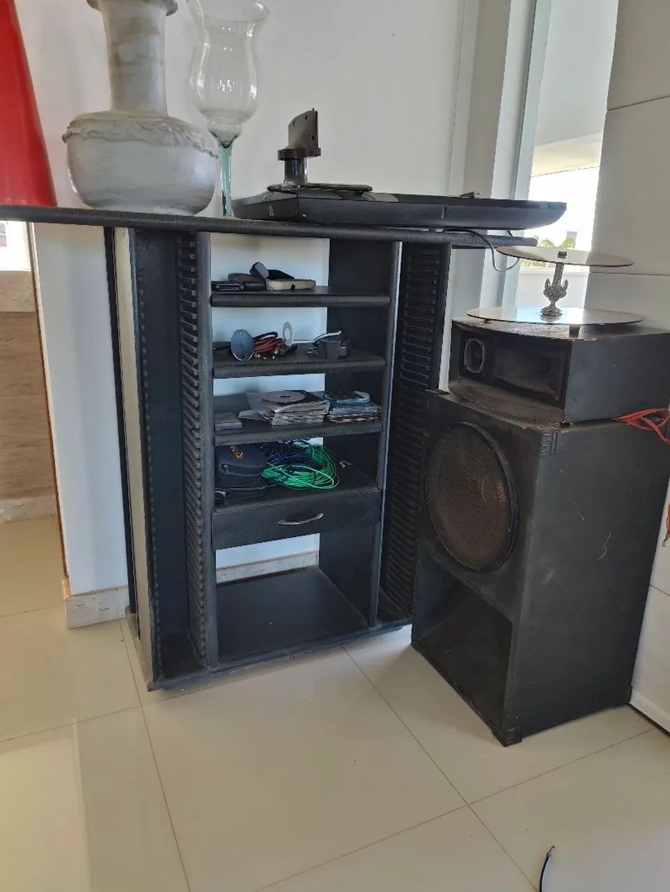 Caixas de som antigas e sistema de som - Foto 2