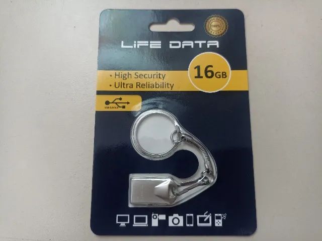 Pendrive Chaveiro 16gb (NOVO/Lacrado) - [LEIA A DESCRIÇÃO] - Foto 2