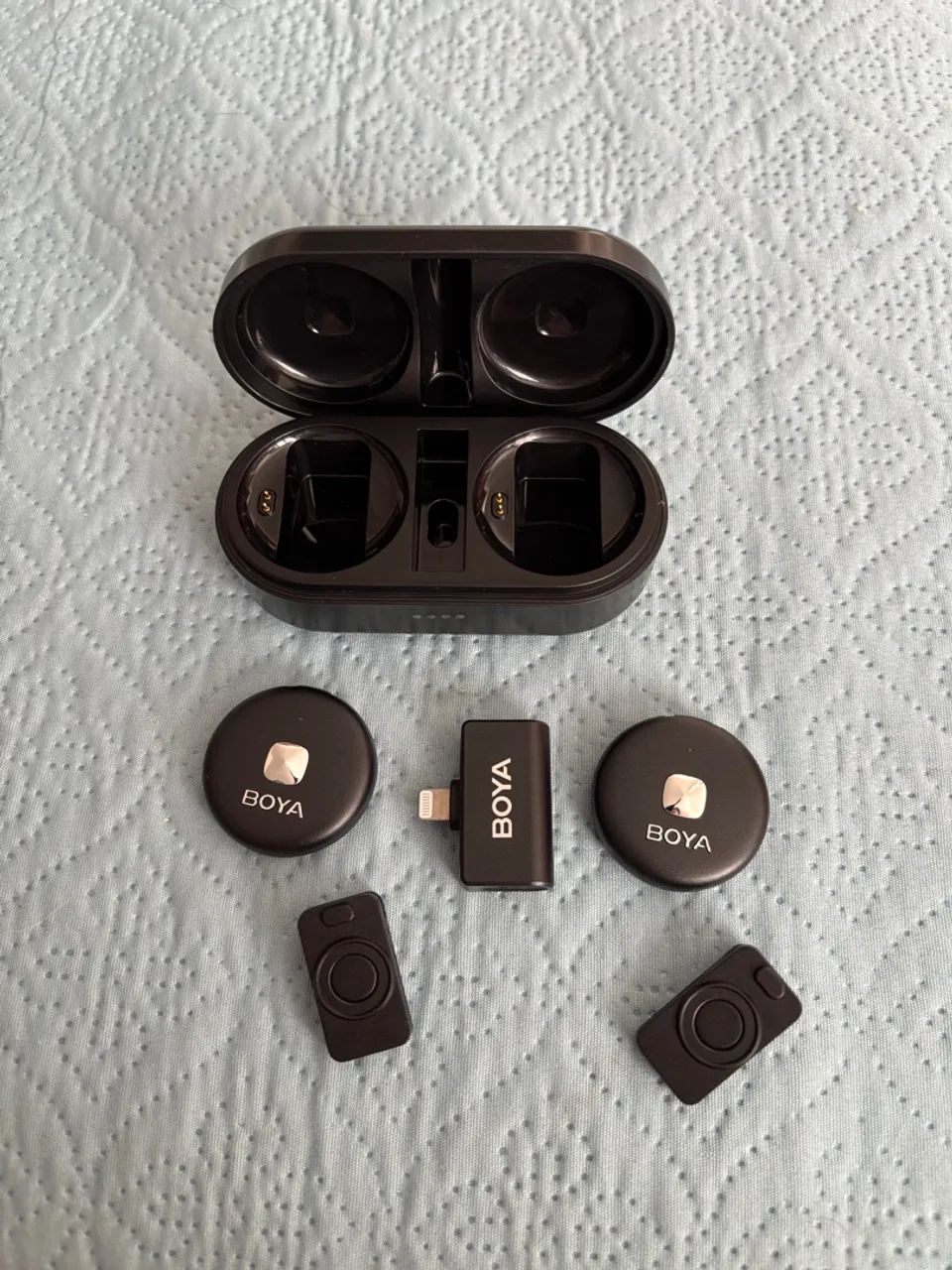 Microfone Sem Fio Boya Omic CC Lightning  - Foto 4