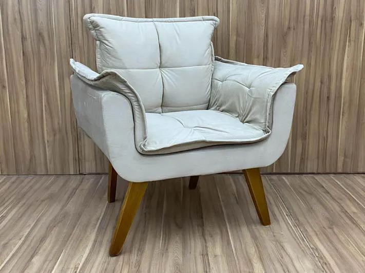 Poltrona Decorativa com Design Moderno a865 - Foto 2